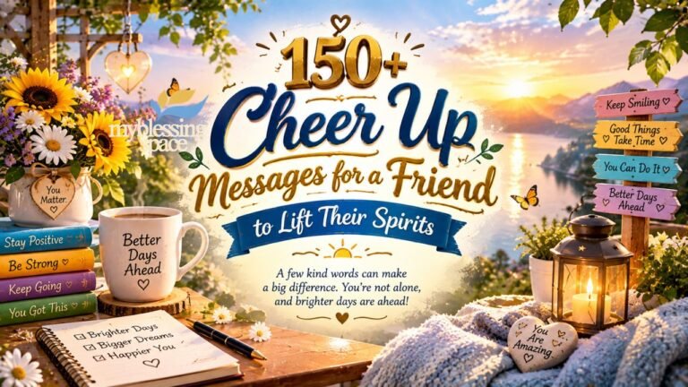 Cheer Up Messages for a Friend