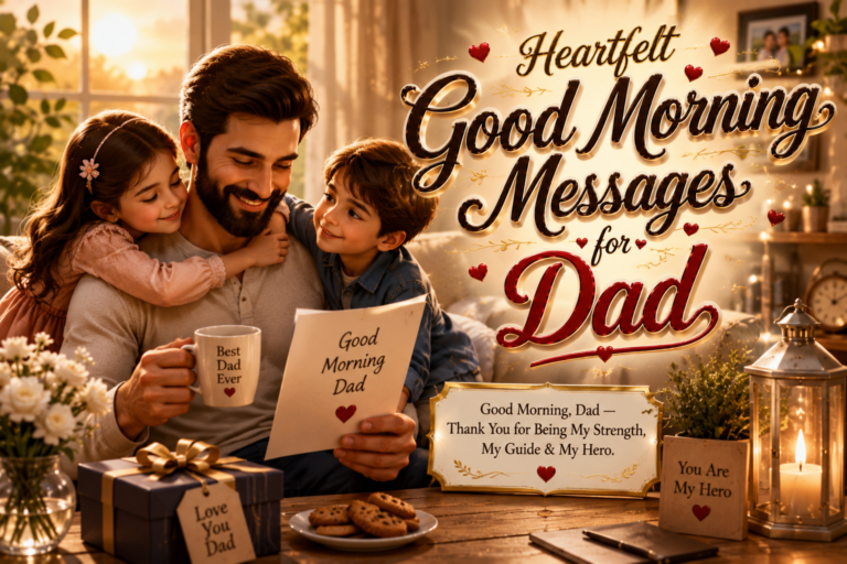 Good Morning Messages for Dad