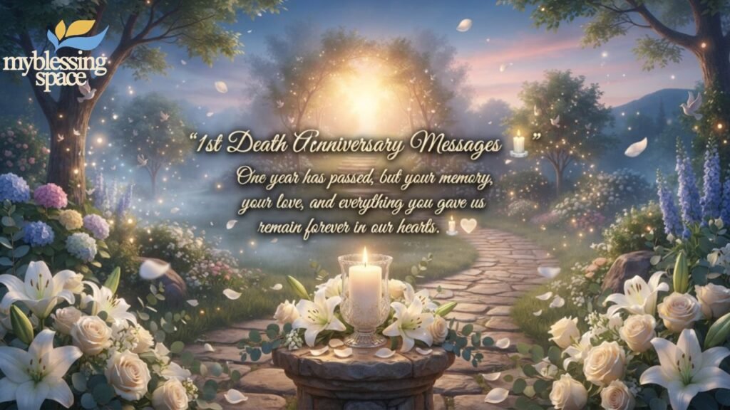 1st Death Anniversary Messages