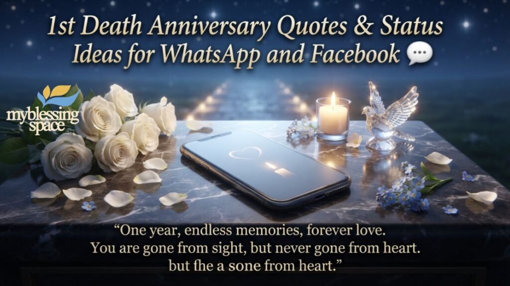 1st Death Anniversary Messages