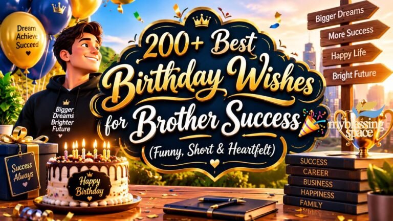 Birthday Wishes for Brother Success