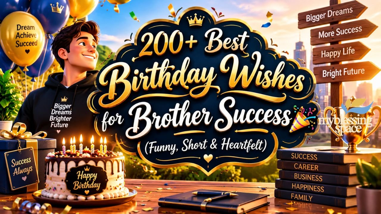 Birthday Wishes for Brother Success