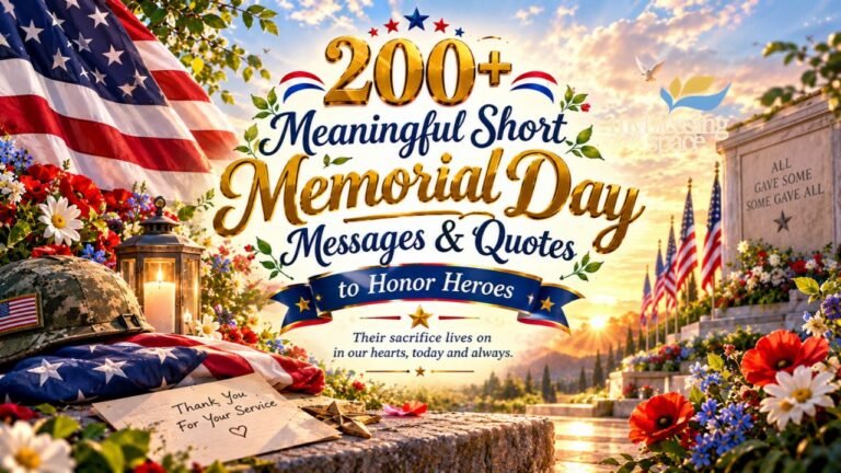 Short Memorial Day Messages & Quotes