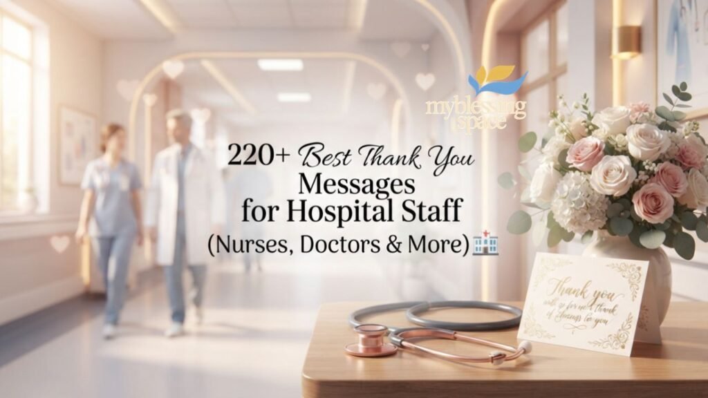 Thank You Messages for Hospital Staff