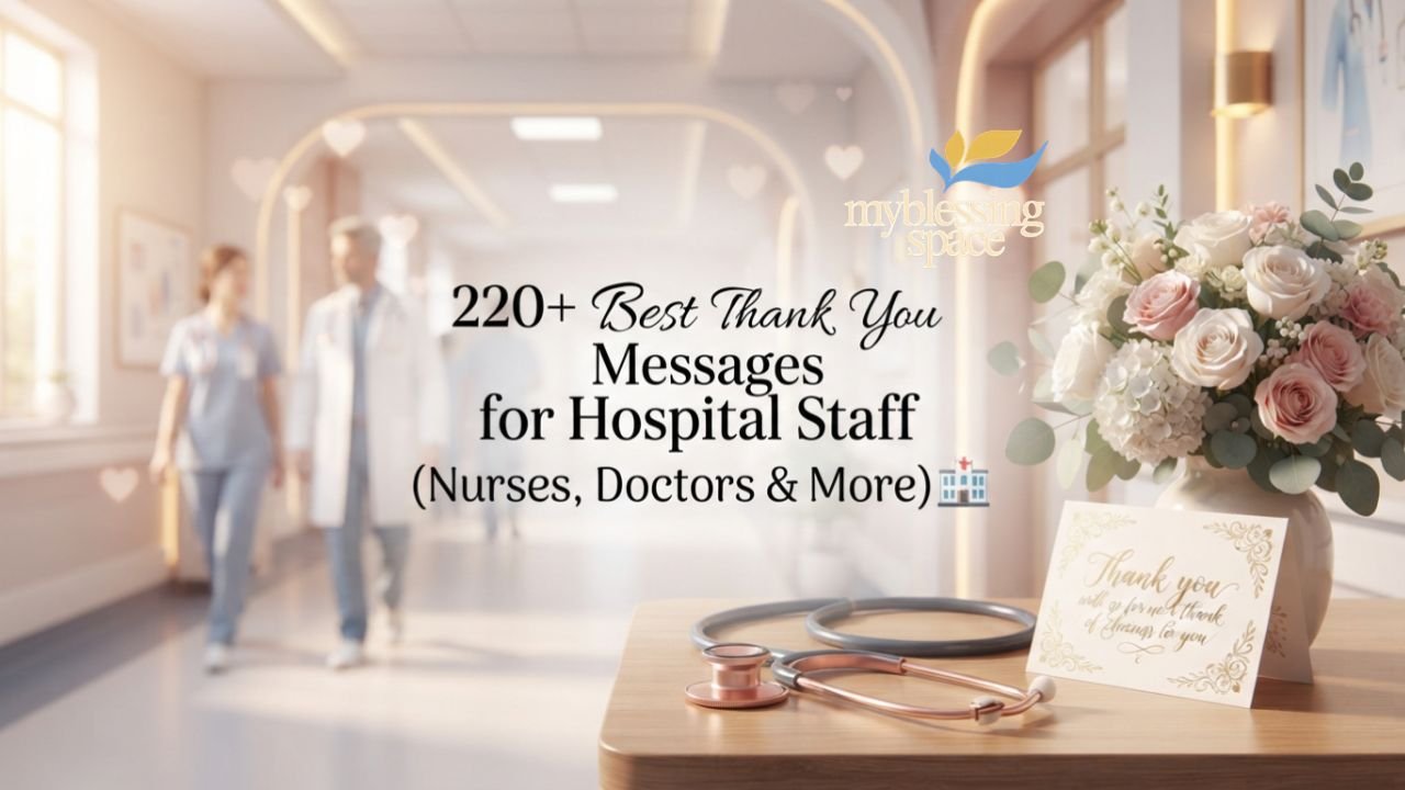 Thank You Messages for Hospital Staff