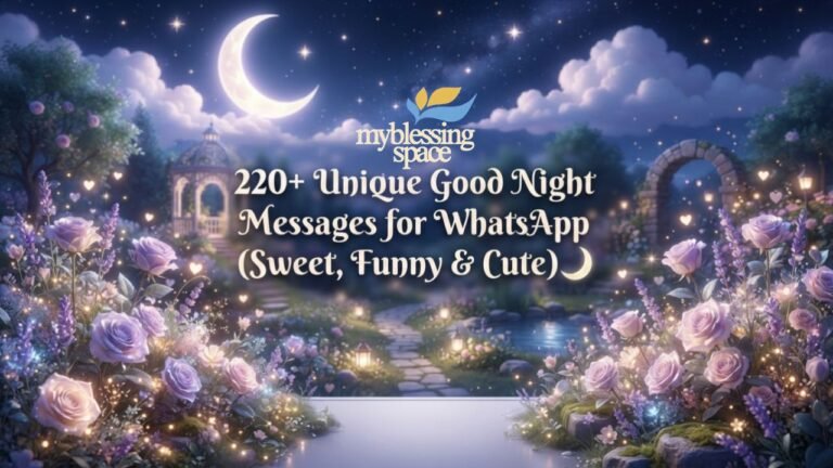 Good Night Messages for WhatsApp
