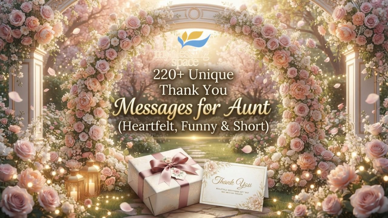 Thank You Messages for Aunt