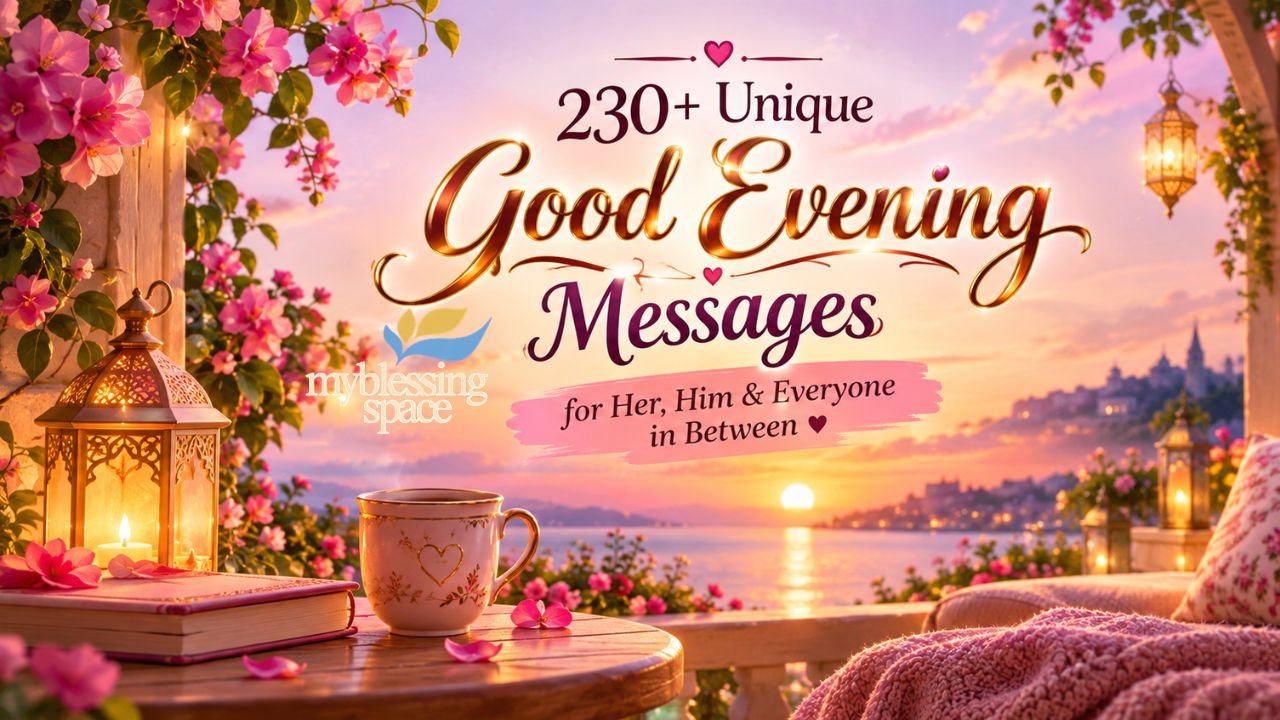 Unique Good Evening Messages