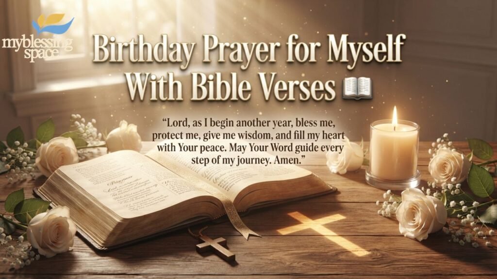 Heart Touching Birthday Prayers for Myself