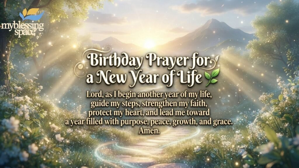 Heart Touching Birthday Prayers for Myself