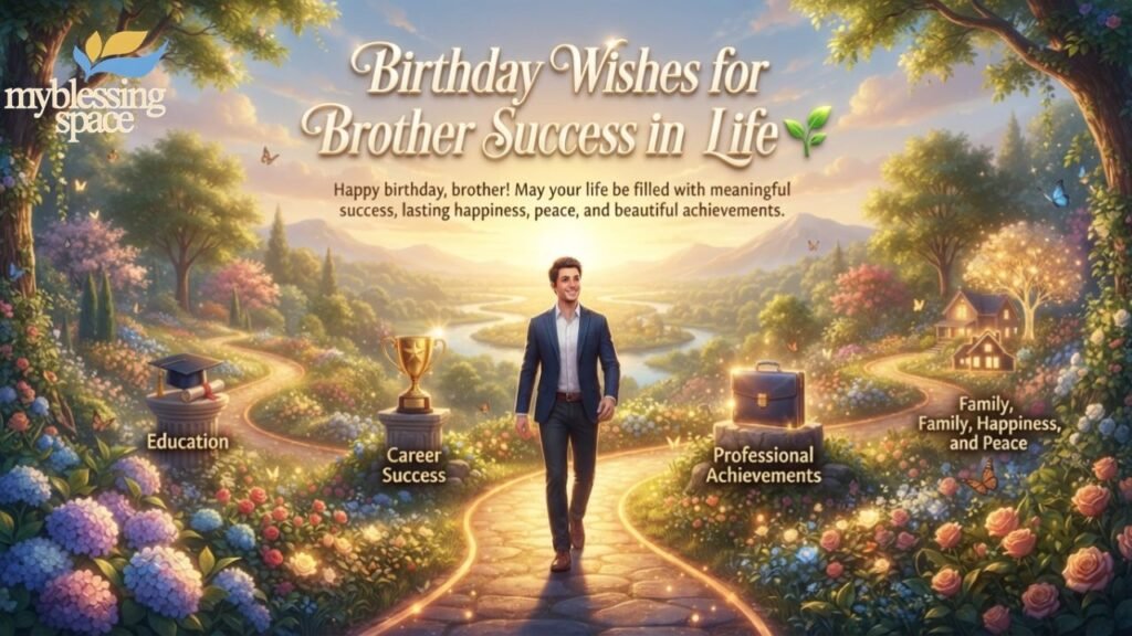 Birthday Wishes for Brother Success