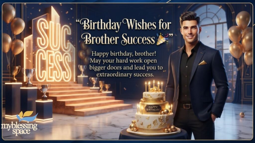 Birthday Wishes for Brother Success