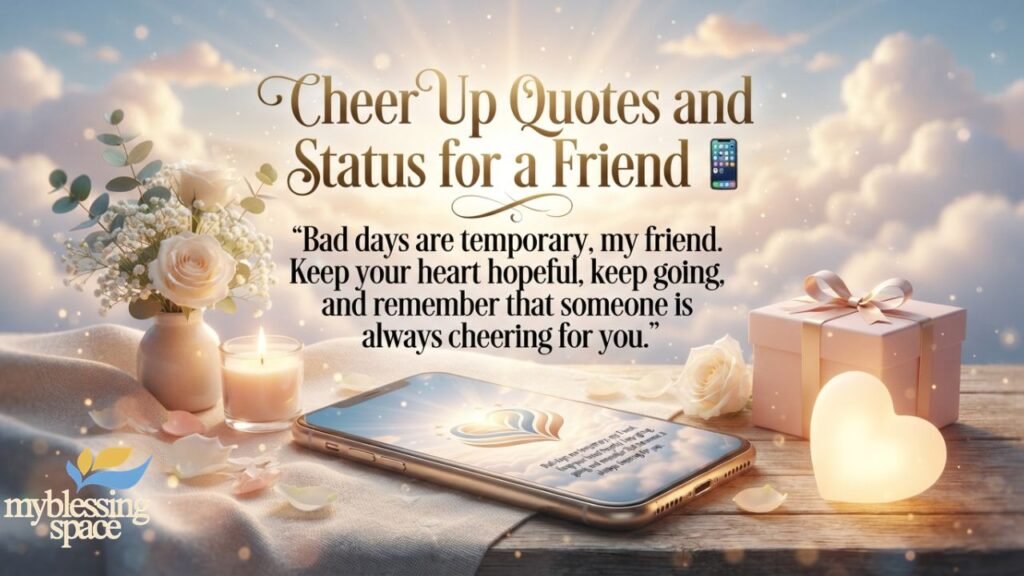 Cheer Up Messages for a Friend