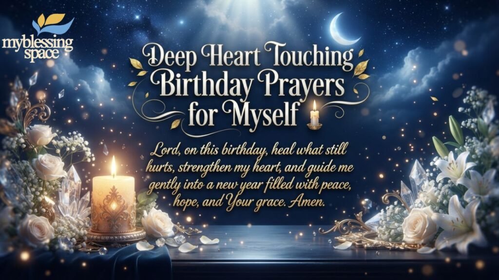 Heart Touching Birthday Prayers for Myself