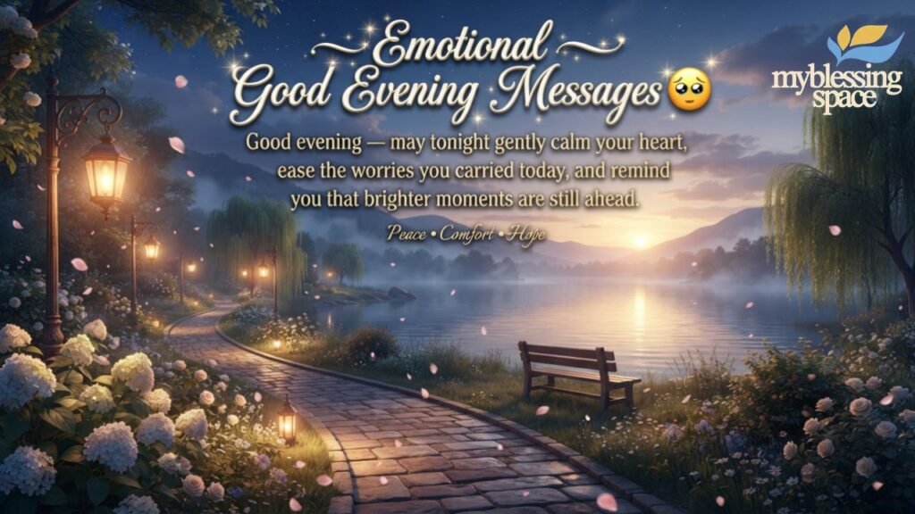 Unique Good Evening Messages