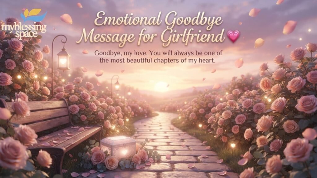 Goodbye Messages to Someone You Love