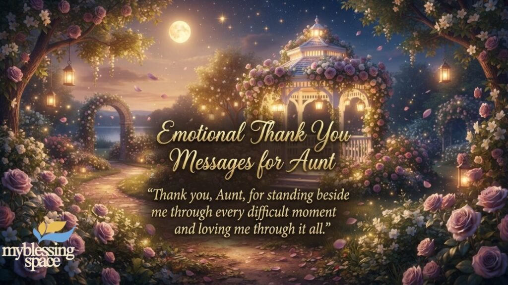 Thank You Messages for Aunt