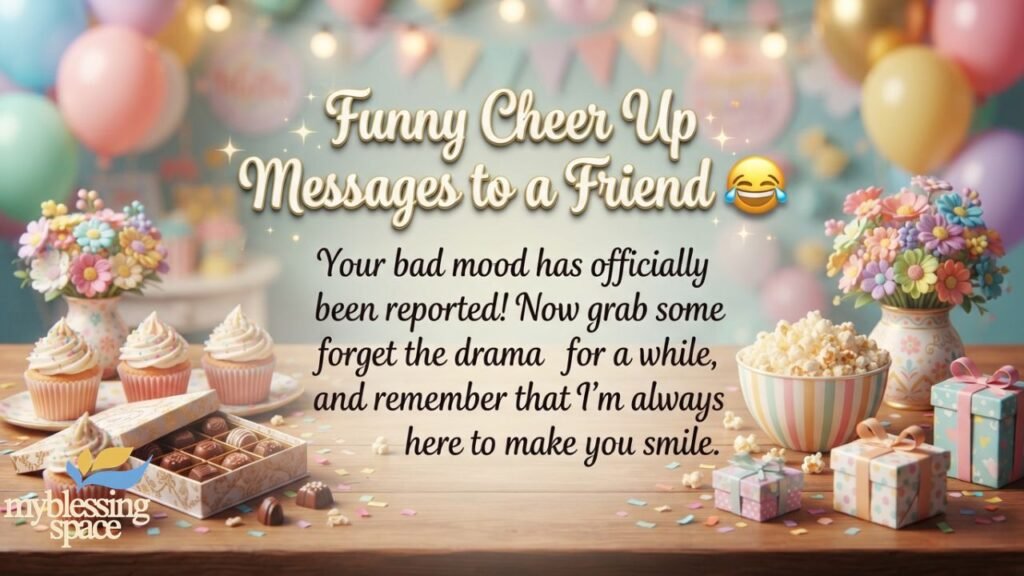 Cheer Up Messages for a Friend