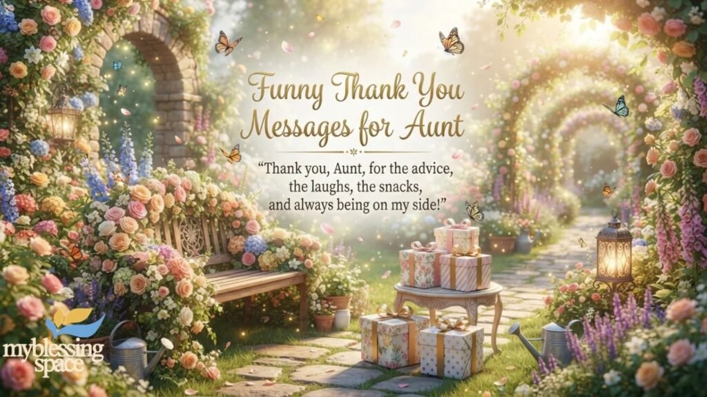 Thank You Messages for Aunt