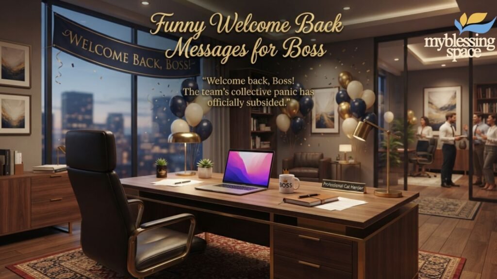 Funny Welcome Back Message