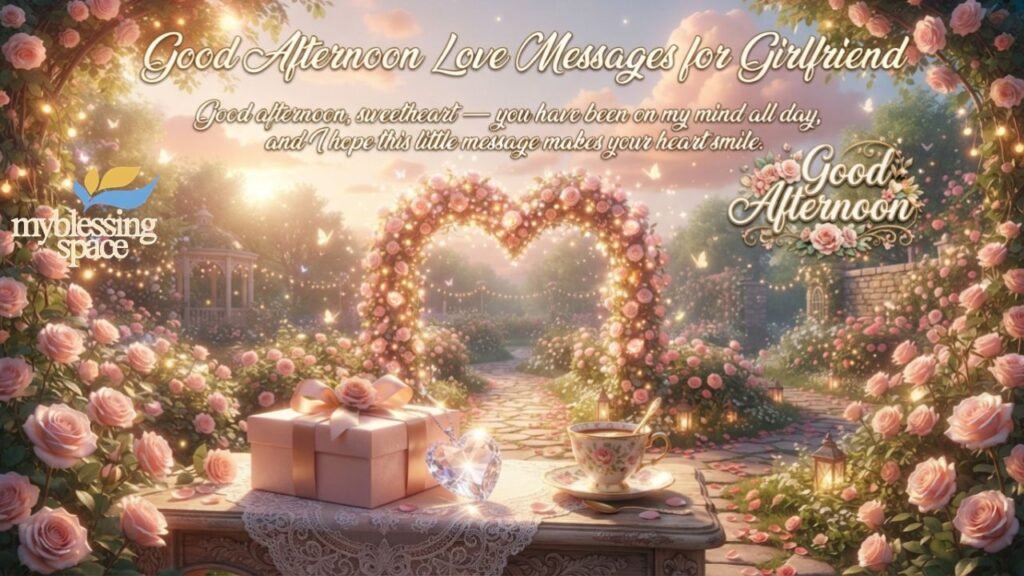 Good Afternoon Love Messages