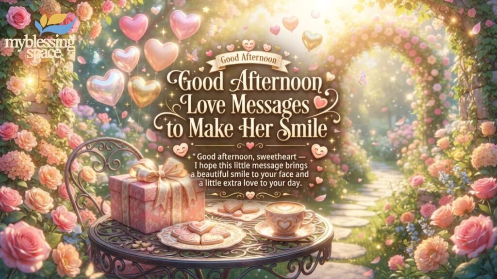 Good Afternoon Love Messages