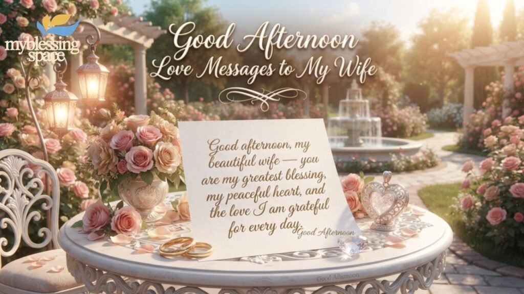 Good Afternoon Love Messages