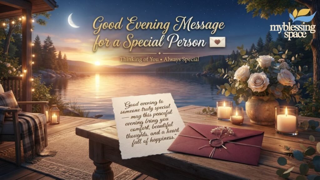 Unique Good Evening Messages