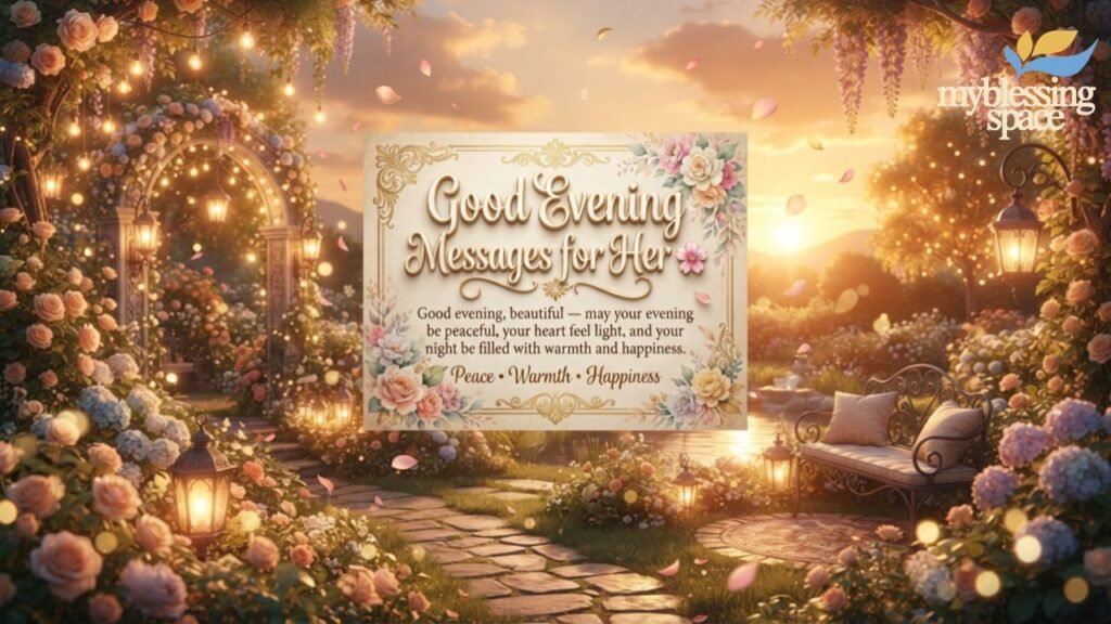 Unique Good Evening Messages