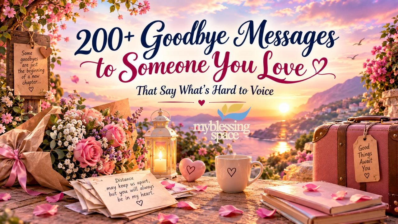 Goodbye Messages to Someone You Love