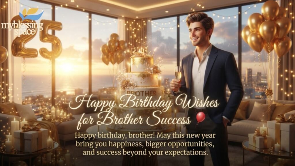 Birthday Wishes for Brother Success