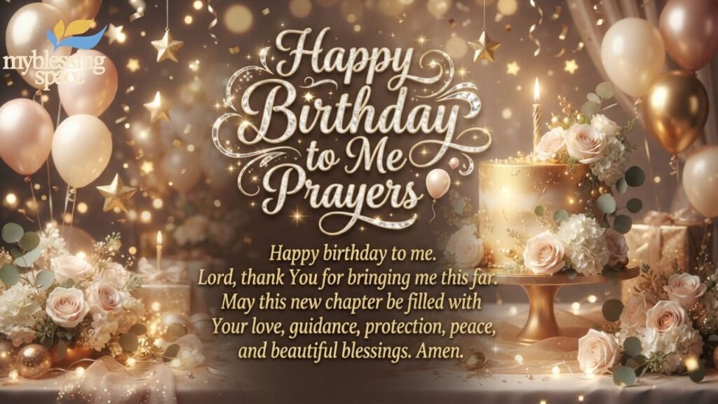 Heart Touching Birthday Prayers for Myself