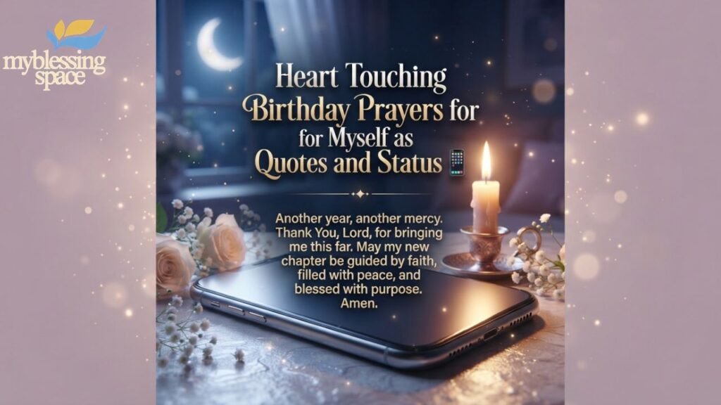 Heart Touching Birthday Prayers for Myself