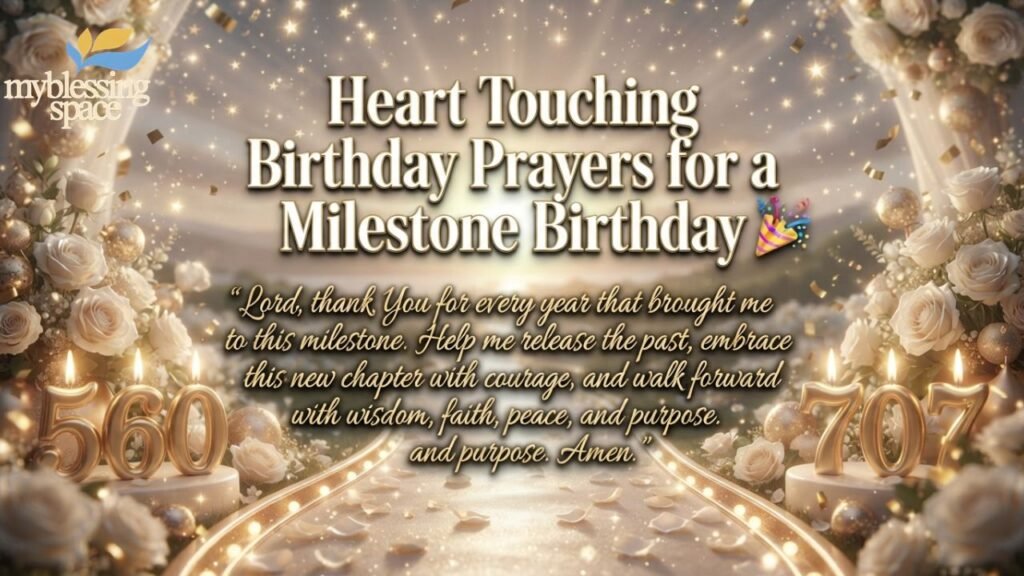 Heart Touching Birthday Prayers for Myself
