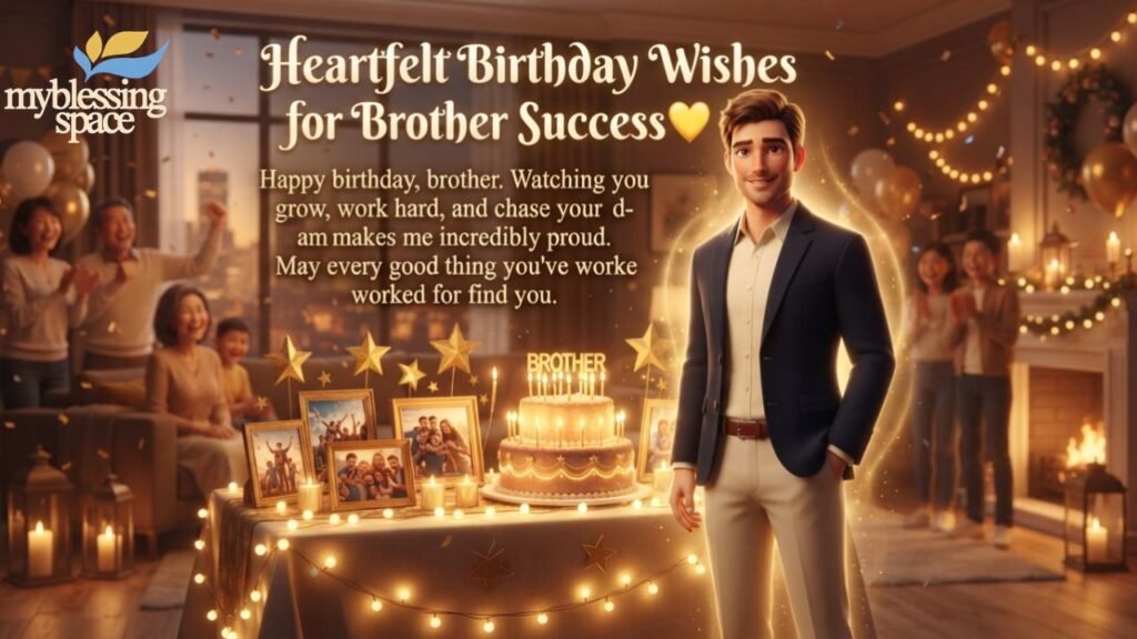 Birthday Wishes for Brother Success