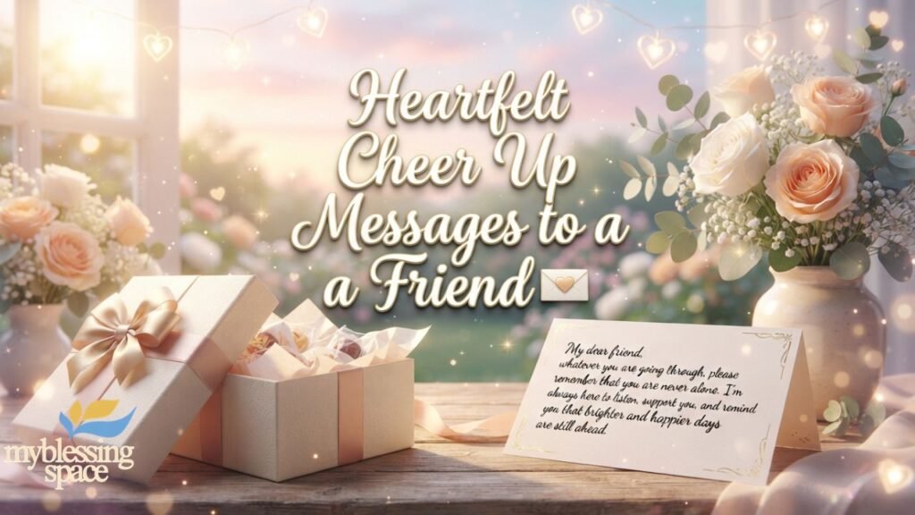 Cheer Up Messages for a Friend