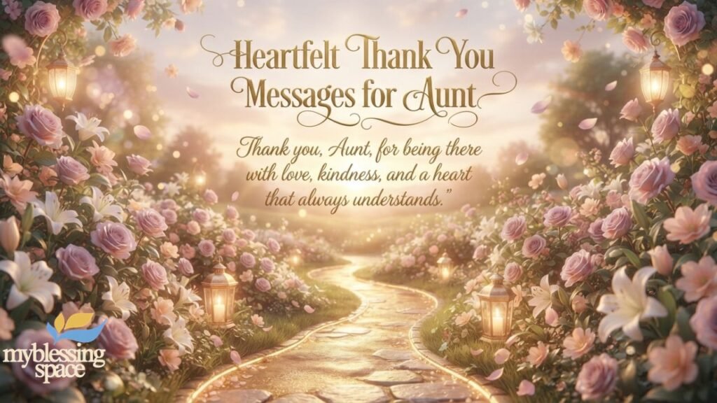 Thank You Messages for Aunt