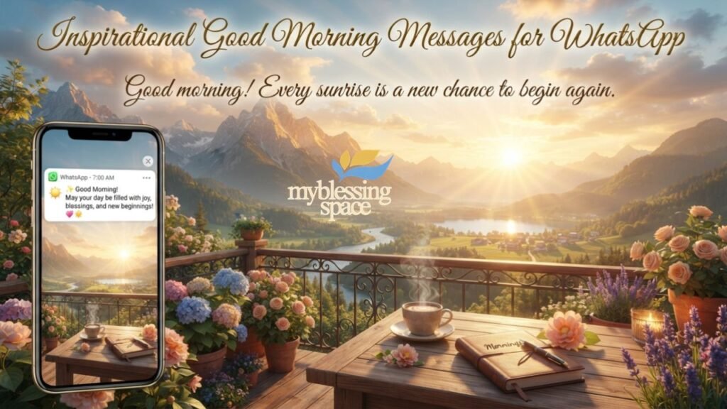 Good Morning Messages for WhatsApp