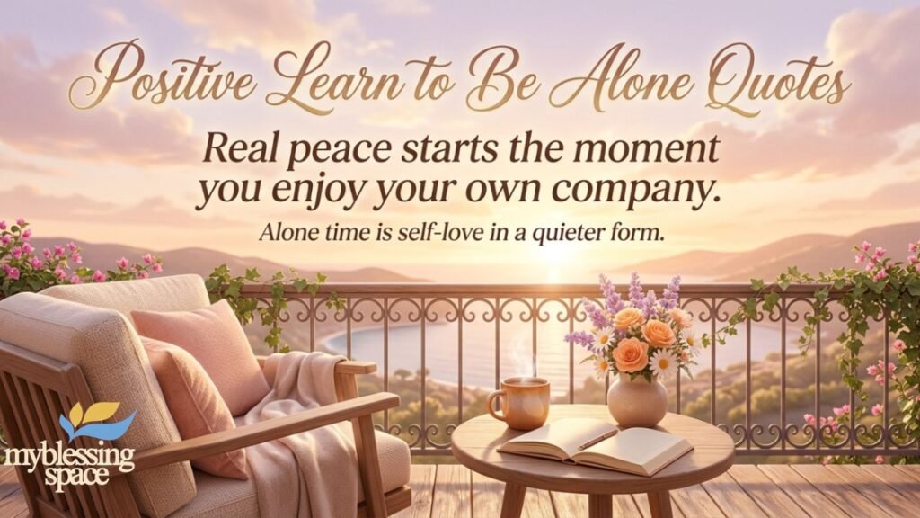 Learn to Be Alone