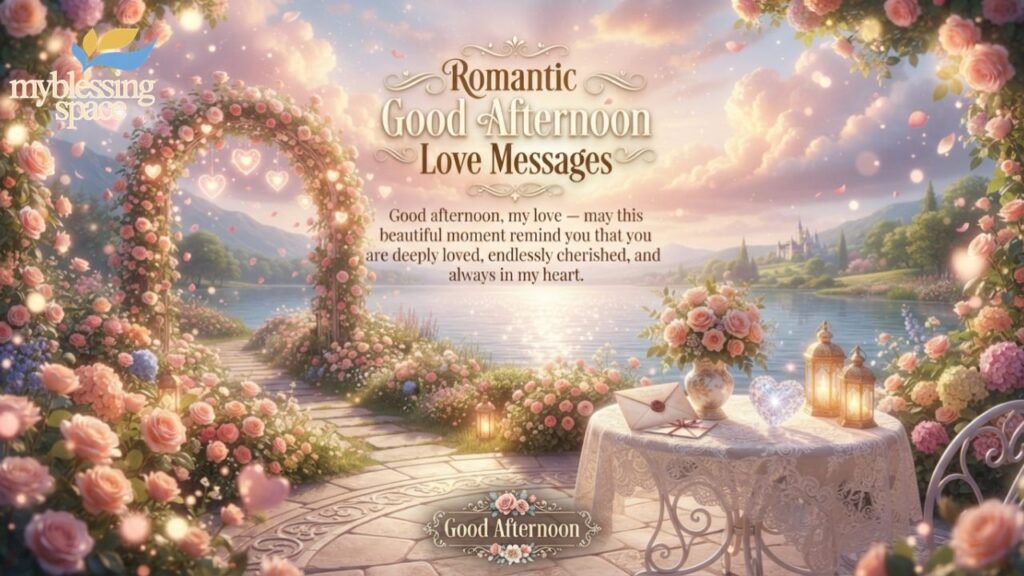 Good Afternoon Love Messages