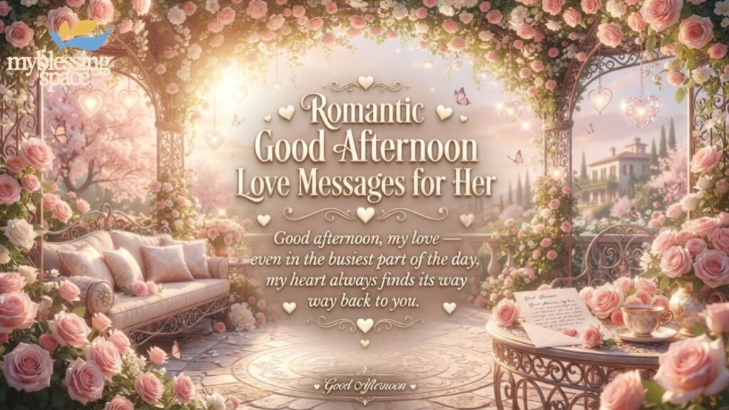Good Afternoon Love Messages