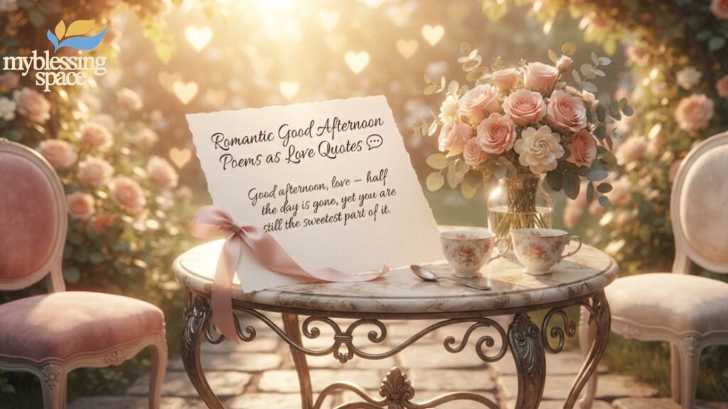 Romantic Good Afternoon Poems