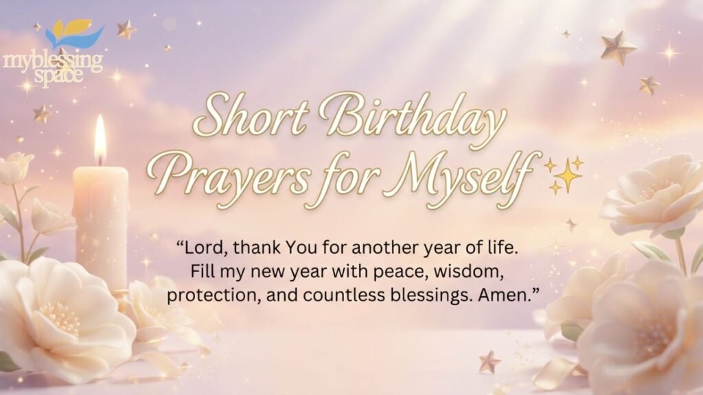 Heart Touching Birthday Prayers for Myself
