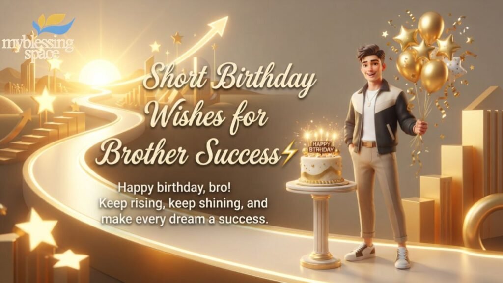 Birthday Wishes for Brother Success