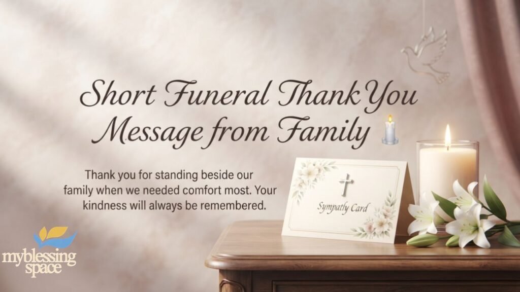 Funeral Thank You Message