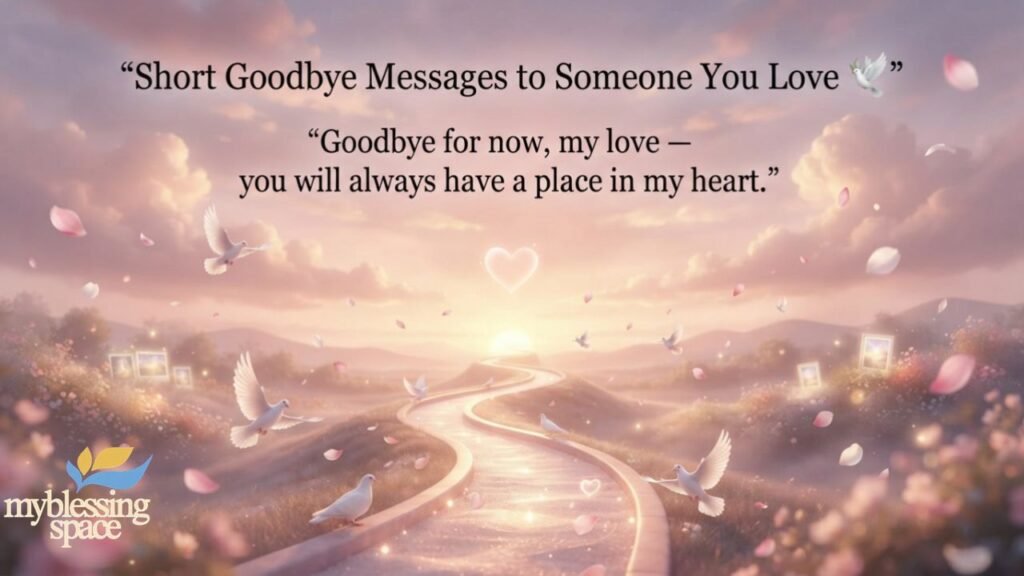 Goodbye Messages to Someone You Love