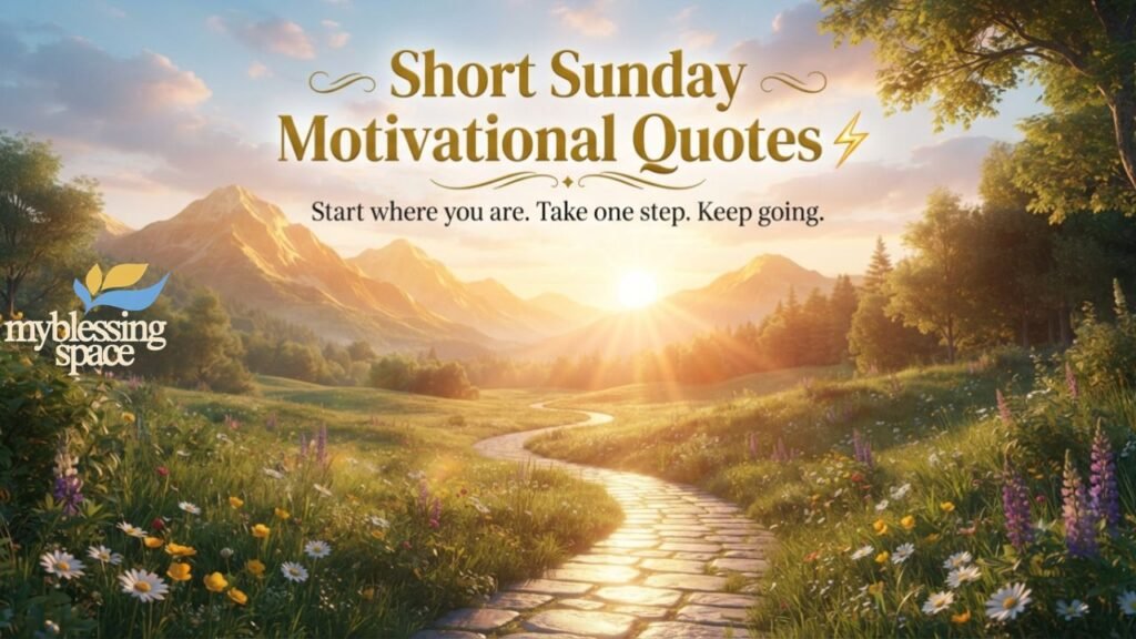 Sunday Motivational Message
