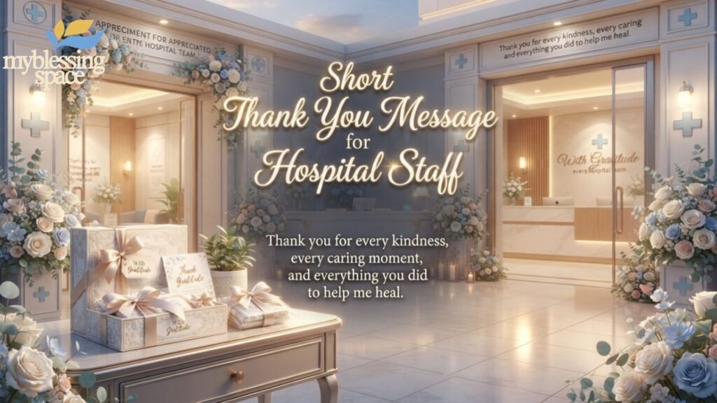 Thank You Messages for Hospital Staff