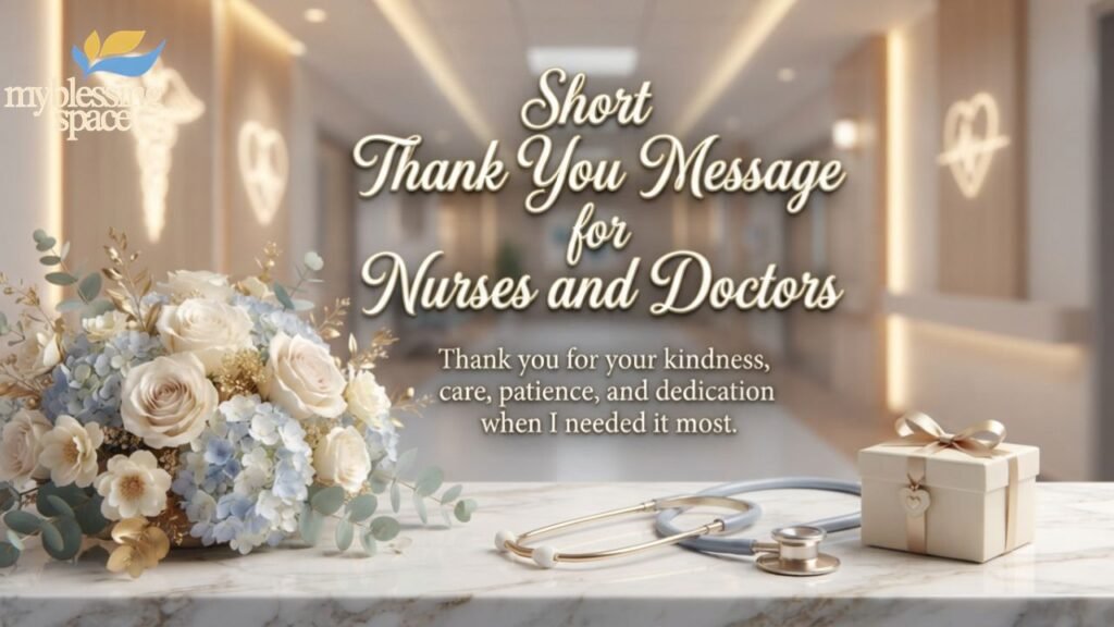 Thank You Messages for Hospital Staff