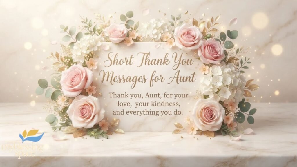 Thank You Messages for Aunt